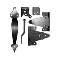 Nuvo Iron Bulk - BlackGalvanized Steel Wooden Gate Combo Kit Deluxe, 24PK WGCKH/B-MP24